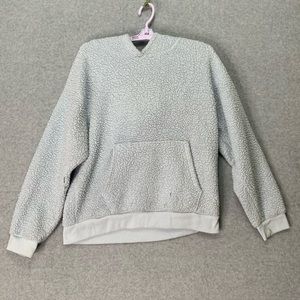 American Eagle light blue sherpa pullover